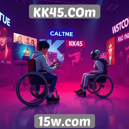 Acessibilidade no KK45.Com para gamers com necessidades especiais